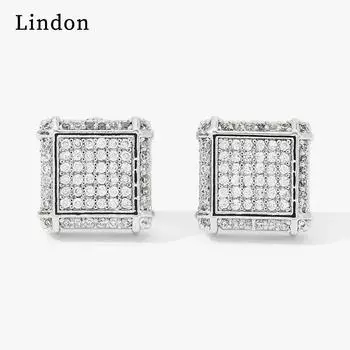 Lindon модные серьги-капли из медного сплава с цирконом для женщин, подарки на свадьбу серебряный