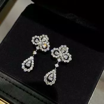 Lindon модные серьги-капли из медного сплава с цирконом для женщин, подарки на свадьбу