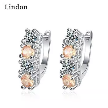 Lindon модные серьги-капли из медного сплава с цирконом для женщин, подарки на свадьбу A