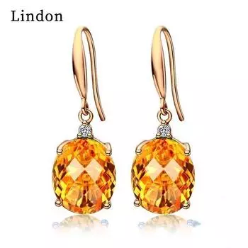 Lindon модные серьги-капли из медного сплава с цирконом для женщин, подарки на свадьбу