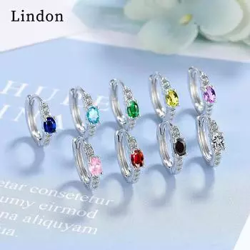 Lindon модные серьги-капли из медного сплава с цирконом для женщин, подарки на свадьбу 1.6CM