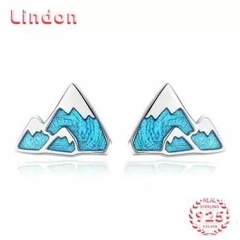 Линдон стерлингового серебра 925 пробы циркон серьги серьги для женщин подарки на свадьбу серебряный