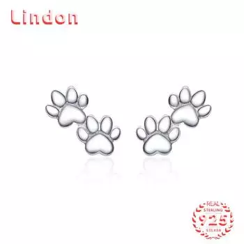 Линдон стерлингового серебра 925 пробы циркон серьги серьги для женщин подарки на свадьбу серебряный