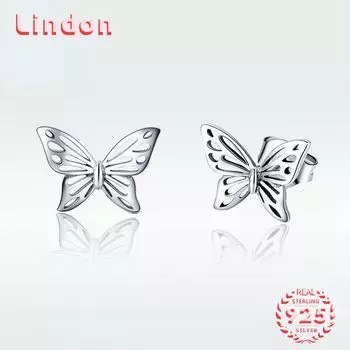 Линдон стерлингового серебра 925 пробы циркон серьги серьги для женщин подарки на свадьбу серебряный