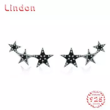 Линдон стерлингового серебра 925 пробы циркон серьги серьги для женщин подарки на свадьбу