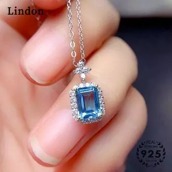 Lindon Woman 5A Циркон Ожерелье Кулон Свадебная вечеринка Подарок