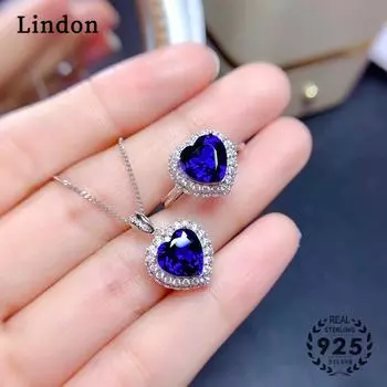 Lindon Женщины Медный Сплав 5А Циркон Кольца Ожерелье Подвеска Набор Свадебный Подарок