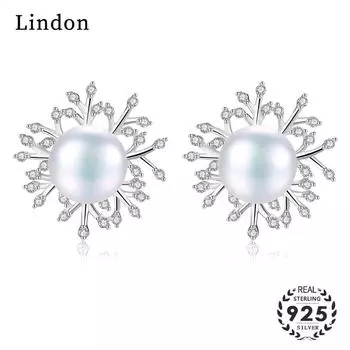 Линдон женщины мода искусственный жемчуг серьги свадебная вечеринка подарок белый