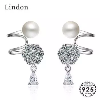 Lindon Женская мода Медь Искусственный жемчуг Серьги Свадебные