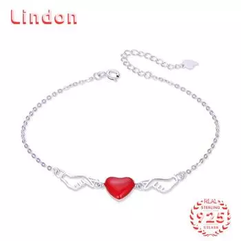 Lindon женский циркон стерлингового серебра 925 пробы ювелирные изделия геометрический браслет из бисера-цепочки модный тонкий свадебный подарок для подруги серебряный