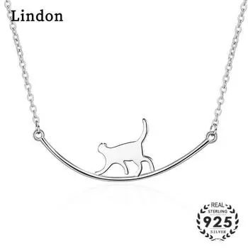 Lindon женское ожерелье из медного сплава, кулон, подарок на вечеринку серебряный