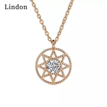 Lindon женское ожерелье кулон медный сплав циркон для женщин свадебная вечеринка модный подарок
