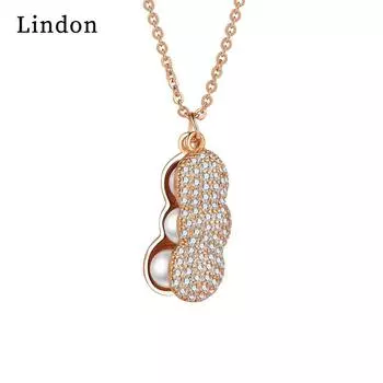 Lindon женское ожерелье кулон медный сплав циркон для женщин свадебная вечеринка модный подарок