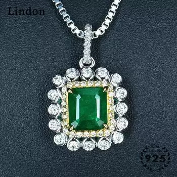 Lindon Женское ожерелье с подвеской из посеребренного циркония Модный подарок