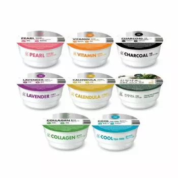 Одноразовые отшелушивающие маски Lindsay, моделирующие, упаковка 8 видов, 28 г, успокаивающие травяные маски Lindsay, упаковка 28 г, 1 шт.