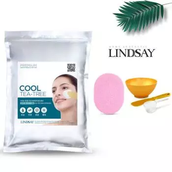 Lindsay Tea Tree Modeling Pack 1kg + 4 types of luxury pack tools (plus sponge), 1 piece, 1 piece