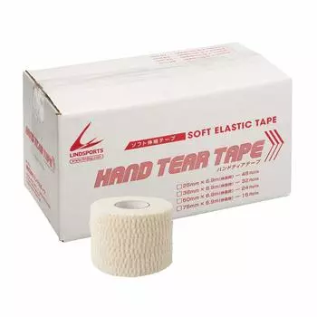 LINDSPORTS Hand Tear Tape Тип A Ширина Мягкая Эластичная Лента Ширина 50 мм x 6,9 м (24, Белый, 50 мм) белый