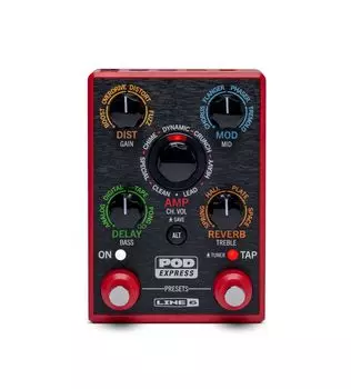 Line 6 Amp Simulator AmpEffects Processor Мультиэффектор POD EXPRESS GUITAR