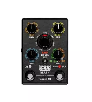 Line 6 Процессор-симулятор усилителя POD EXPRESS GUITAR BLK Усилитель/Эффекты Мультиэффектор
