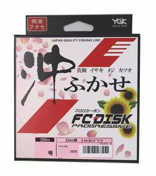Леска FC Disc Progressive Oki Fukase 300м 7 X-Braid №