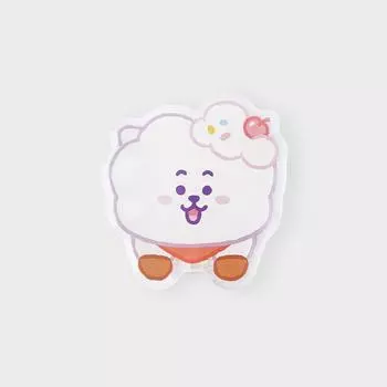 LINE FRIENDS Акриловый магнит-клипса BT21 RJ ON THE CLOUD Edition