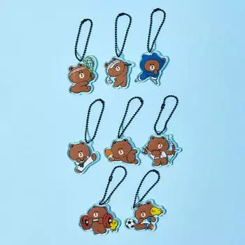 LINE FRIENDS Акриловый случайный брелок Field Day