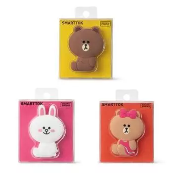 LINE FRIENDS Basic Sheeting Smart Grip Tok Brown