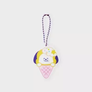 LINE FRIENDS Брелок BT21 CHIMMY ON THE CLOUD Edition с линзовидным узором