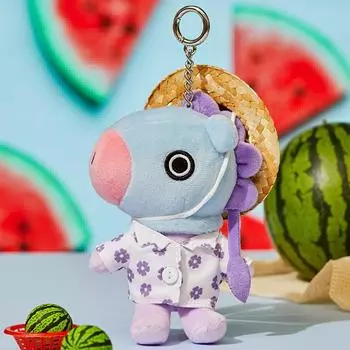 LINE FRIENDS Брелок для ключей BT21 MANG Summer Rain Doll