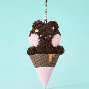 LINE FRIENDS Брелок для ключей Mini Minini Ice Cream Bunny
