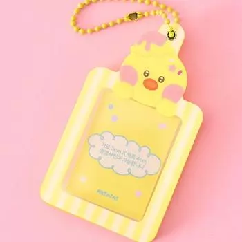 LINE FRIENDS Брелок Minini Ice Cream Salini с фотографией на удостоверение личности