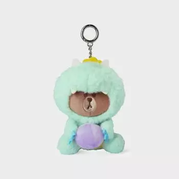 Line Friends Brown New Year Dragon Doll Keyring