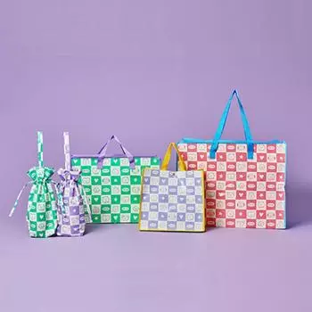 Line Friends BT21 2023 F/W Travel ACC Многоразовая брезентовая сумка и сумка для бутылок (5 вариантов)