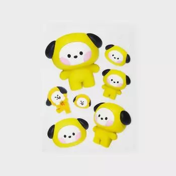 Line Friends BT21 CHIMMY Большая и маленькая съемная наклейка