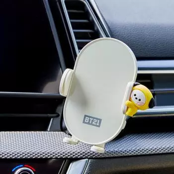 LINE FRIENDS BT21 CHIMMY Мини Автомобильный Смартфон Быстрая Зарядка Подставка