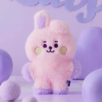 Line Friends BT21 COOKY BABY плоская меховая стоячая кукла