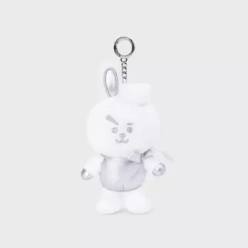 LINE FRIENDS Брелок для куклы BT21 COOKY Silver Edition