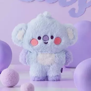 Line Friends BT21 KOYA BABY Flat Fur Standing Doll