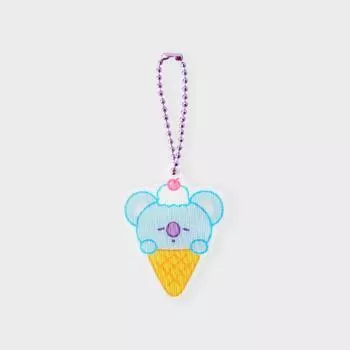 LINE FRIENDS Брелок BT21 KOYA ON THE CLOUD Edition с линзовидным узором