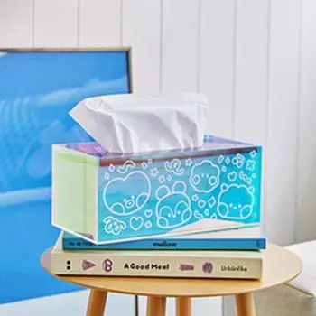 Line Friends BT21 Minini Блестящий акриловый бумажный футляр