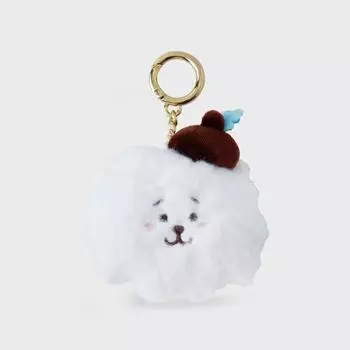 Line Friends BT21 RJ Hope in Love Face Doll Keyring
