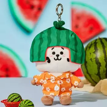 LINE FRIENDS Брелок для ключей BT21 RJ Summer Rain Doll