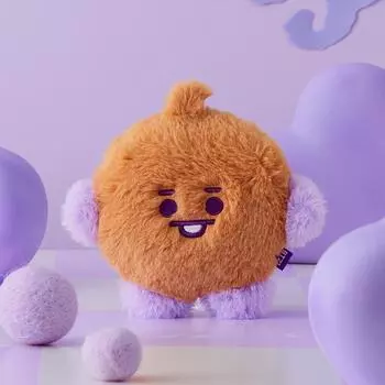 LINE FRIENDS BT21 SHOOKY BABY плоская меховая стоячая кукла