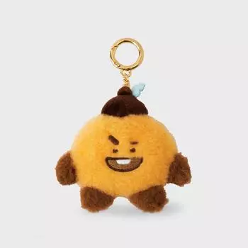 Line Friends BT21 SHOOKY Hope in Love Face Doll Keyring