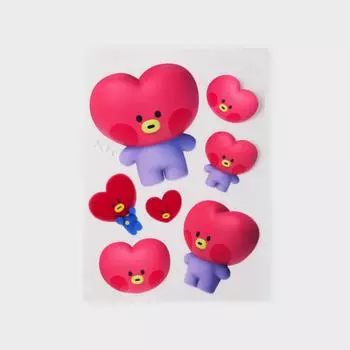 Line Friends BT21 TATA Big & Tiny Removable Sticker