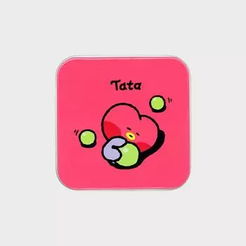 Line Friends BT21 TATA Minini Жестяной чехол Memoji