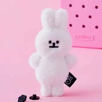 Line Friends Buwon BBRabbit Colle Белая кукла Наклейка