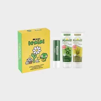 Line Friends Camilli Mini Ленини Крем для рук и ногтей Набор веганских бальзамов для губ