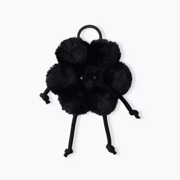 Line Friends Collet Black Pulley Doll Keyring