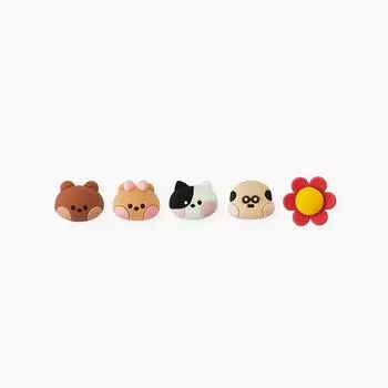 Line Friends Collet Mini Dart Stickon Set 01